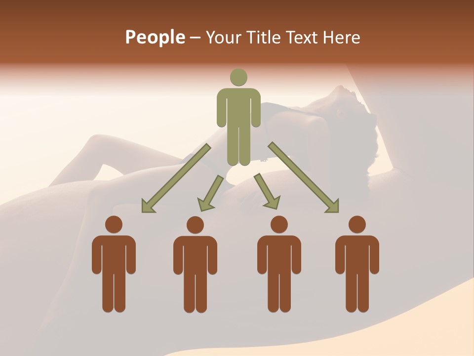 Fit Girl Hand PowerPoint Template