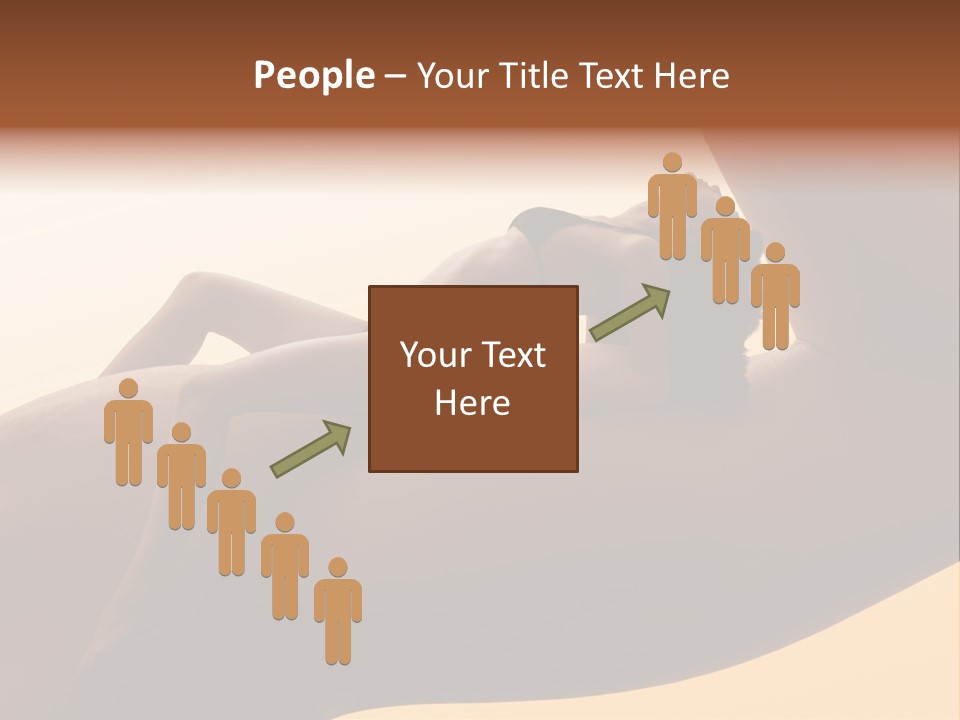 Fit Girl Hand PowerPoint Template