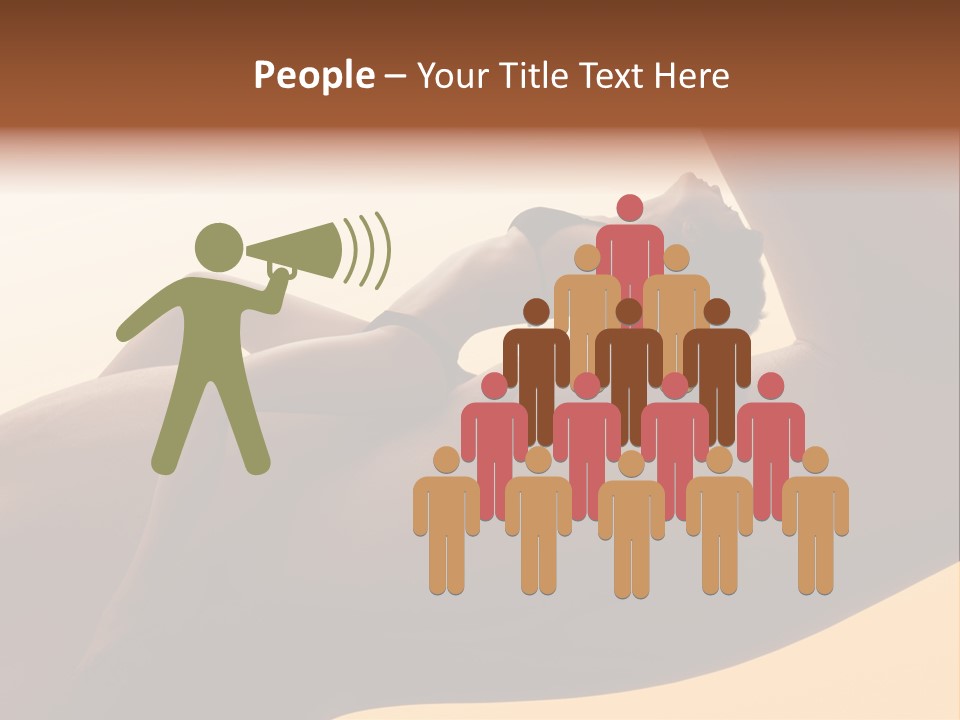 Fit Girl Hand PowerPoint Template