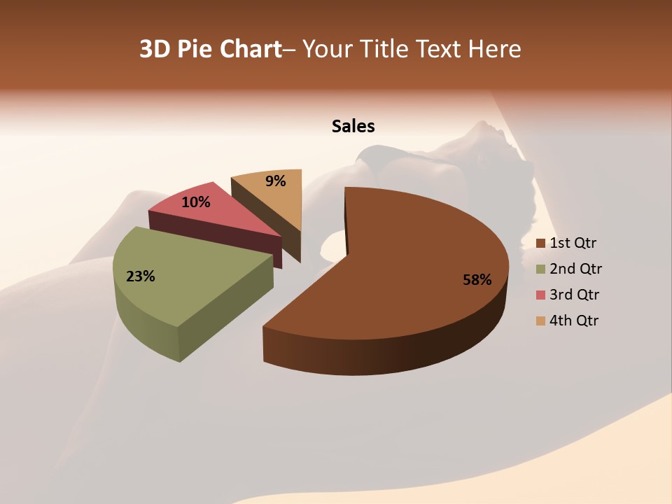 Fit Girl Hand PowerPoint Template