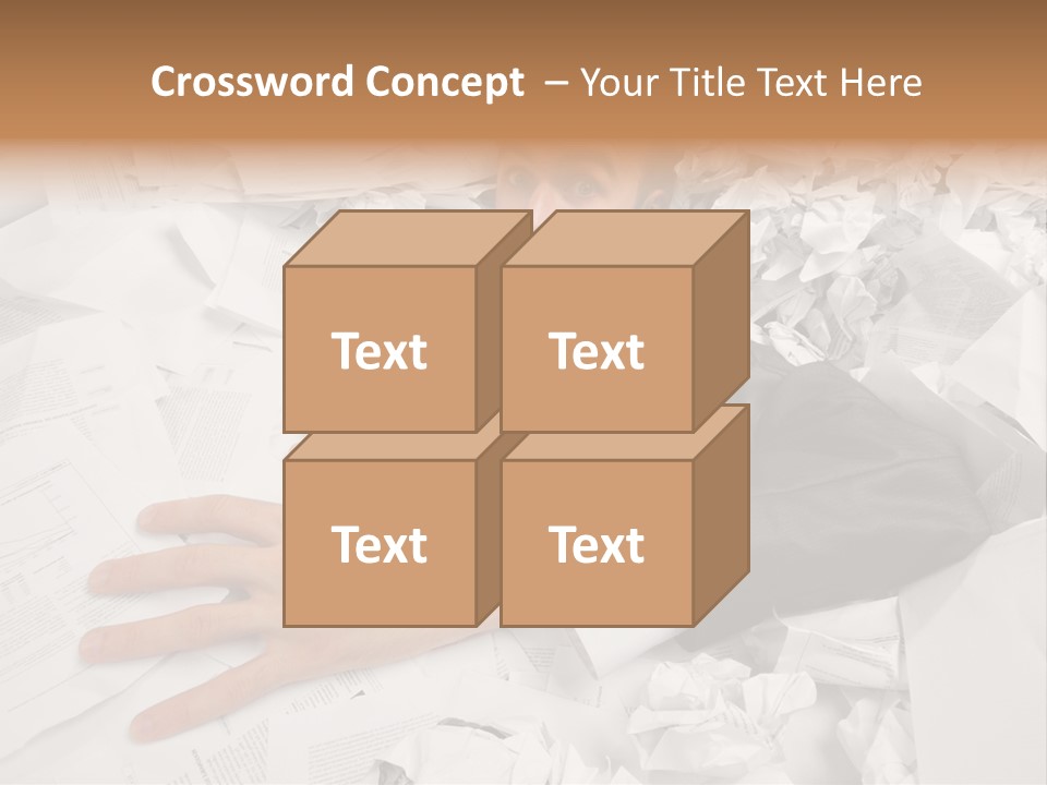 Hope Holding Pile PowerPoint Template