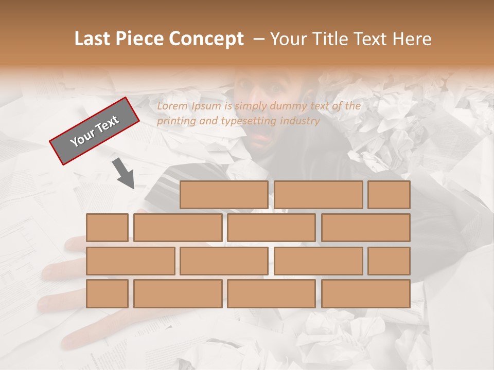 Hope Holding Pile PowerPoint Template