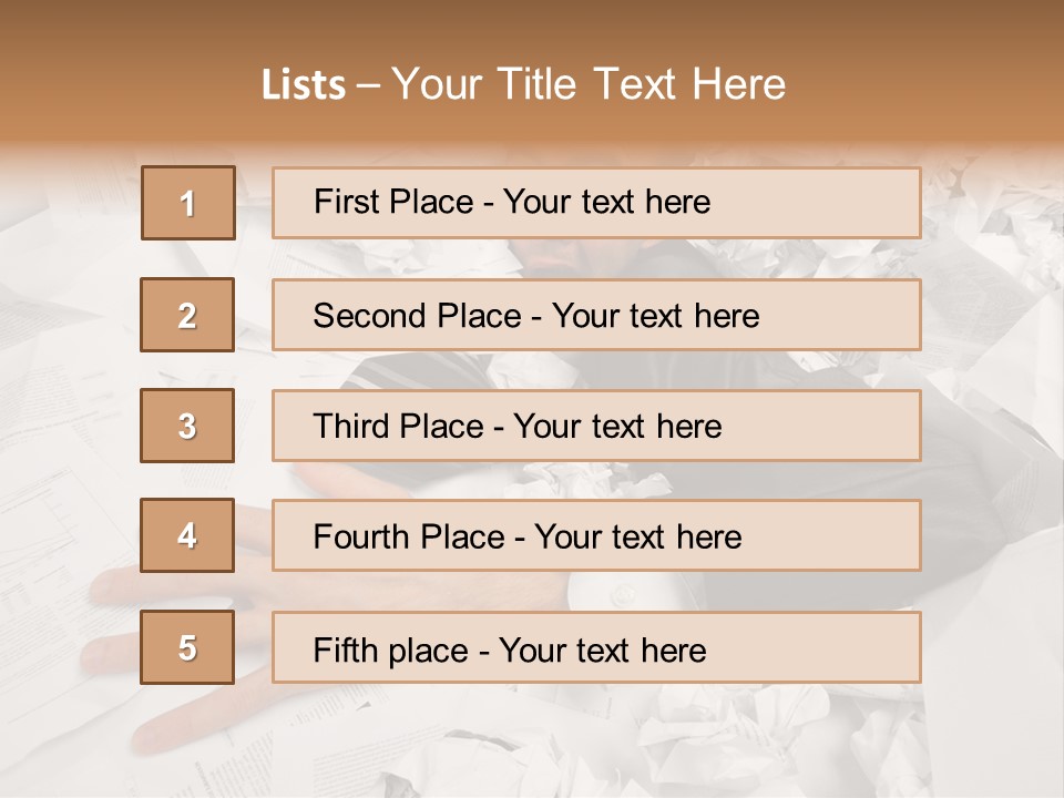 Hope Holding Pile PowerPoint Template