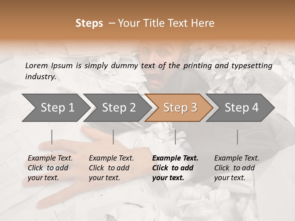 Hope Holding Pile PowerPoint Template