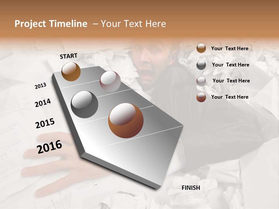 Hope Holding Pile PowerPoint Template