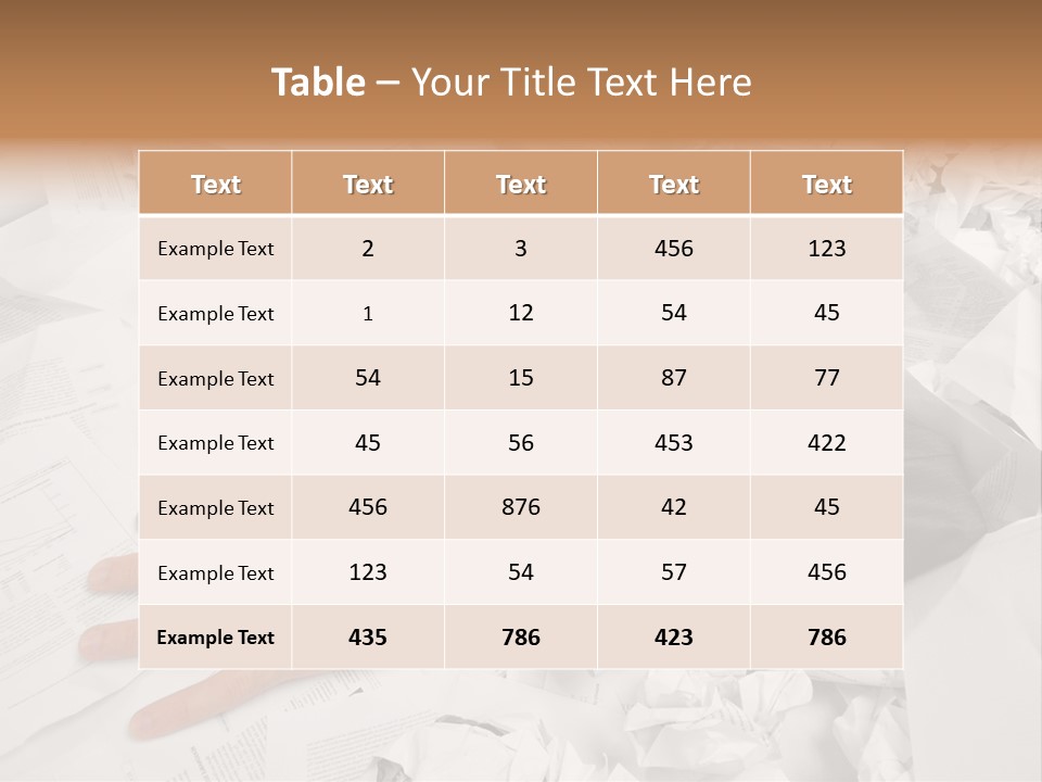 Hope Holding Pile PowerPoint Template