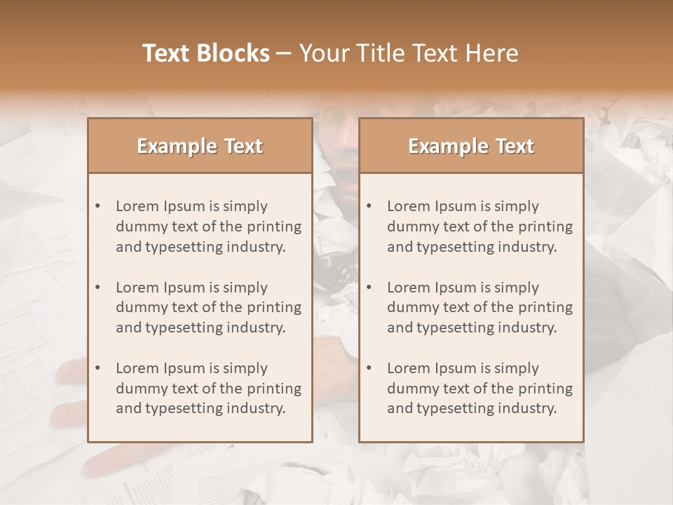 Hope Holding Pile PowerPoint Template