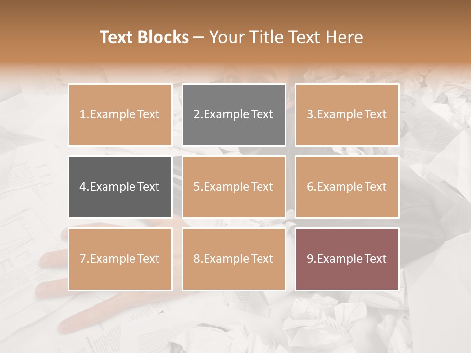 Hope Holding Pile PowerPoint Template