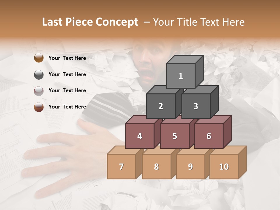 Hope Holding Pile PowerPoint Template