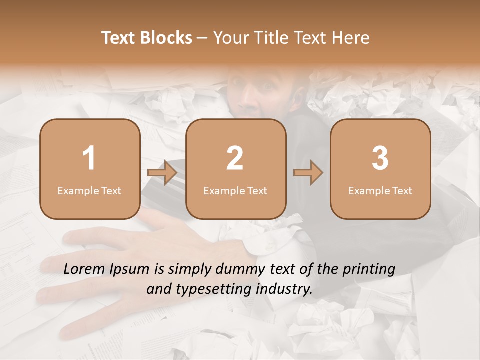 Hope Holding Pile PowerPoint Template