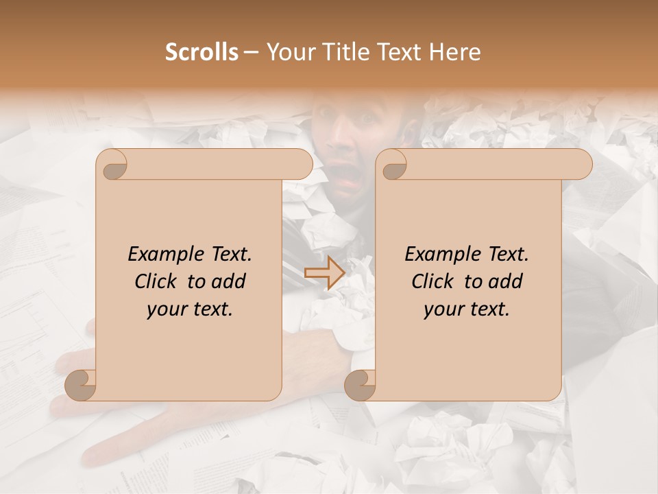 Hope Holding Pile PowerPoint Template