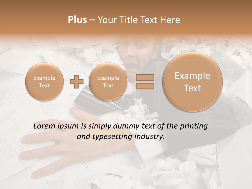 Hope Holding Pile PowerPoint Template