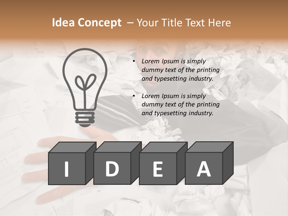 Hope Holding Pile PowerPoint Template