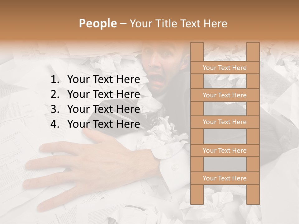 Hope Holding Pile PowerPoint Template
