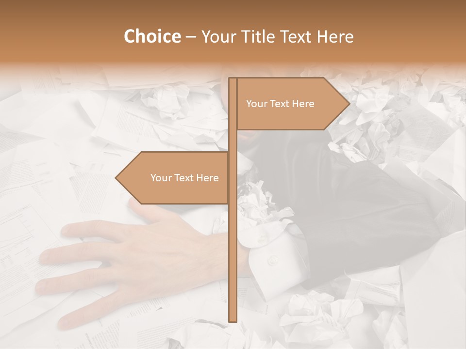 Hope Holding Pile PowerPoint Template
