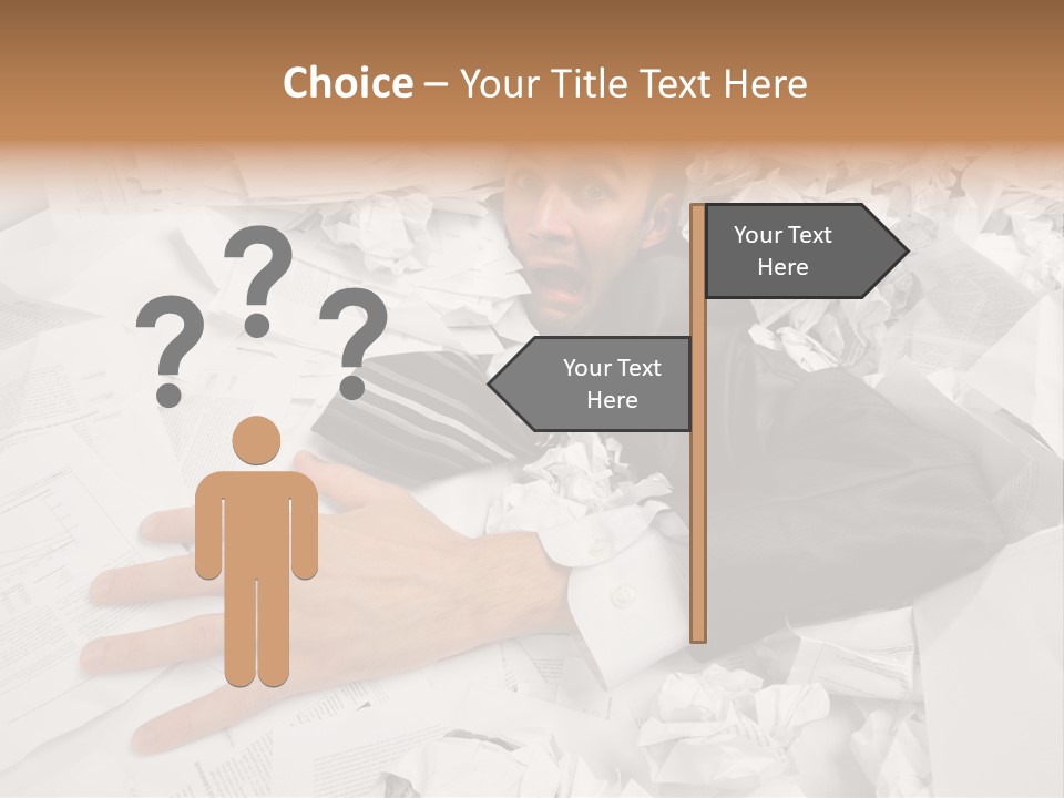 Hope Holding Pile PowerPoint Template