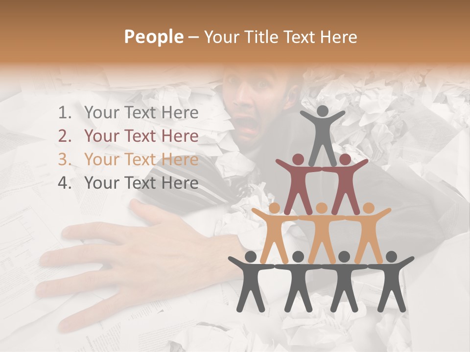 Hope Holding Pile PowerPoint Template