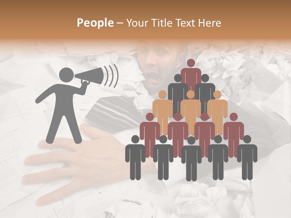 Hope Holding Pile PowerPoint Template