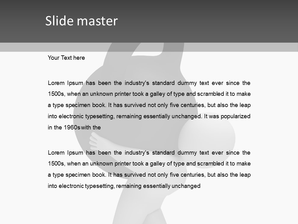 Comic Equipment Weight PowerPoint Template