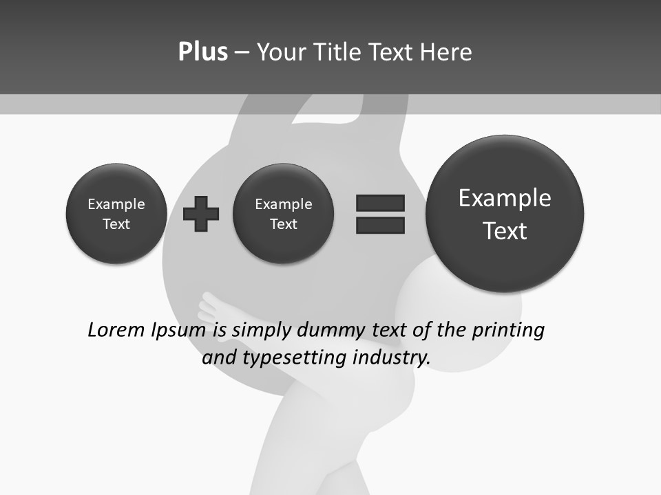 Comic Equipment Weight PowerPoint Template