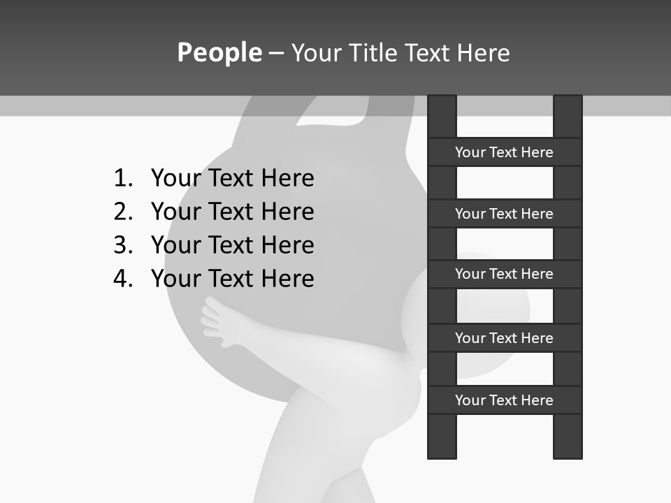 Comic Equipment Weight PowerPoint Template