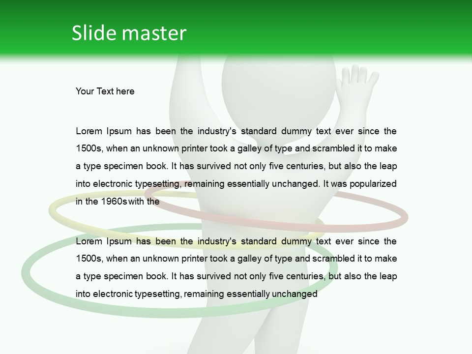 Figure Weight Exercise PowerPoint Template