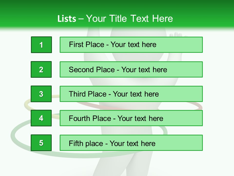 Figure Weight Exercise PowerPoint Template