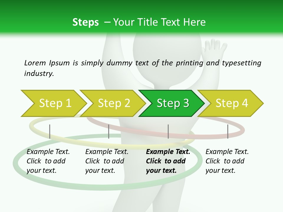 Figure Weight Exercise PowerPoint Template