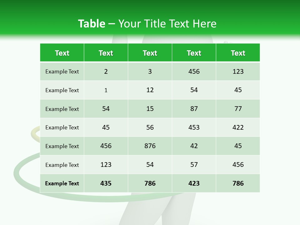Figure Weight Exercise PowerPoint Template