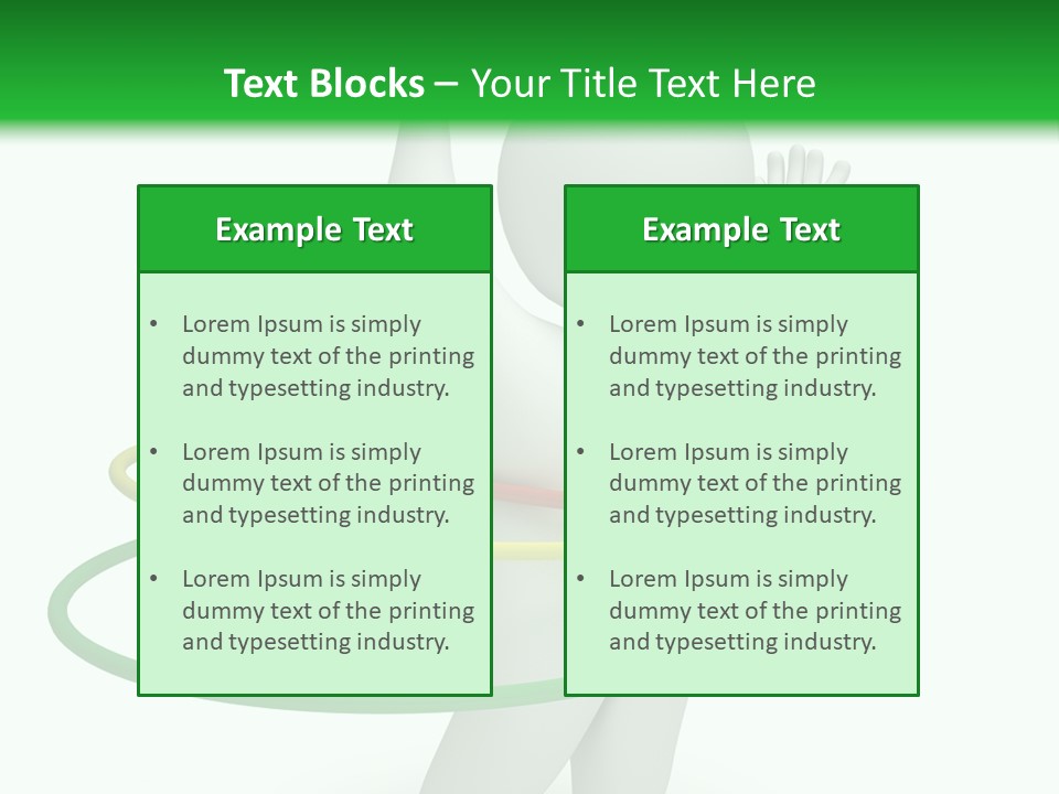Figure Weight Exercise PowerPoint Template