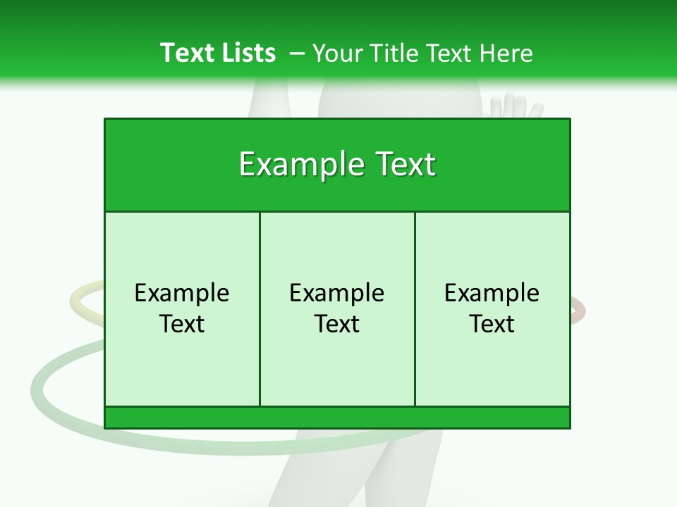Figure Weight Exercise PowerPoint Template