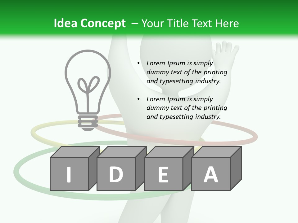 Figure Weight Exercise PowerPoint Template