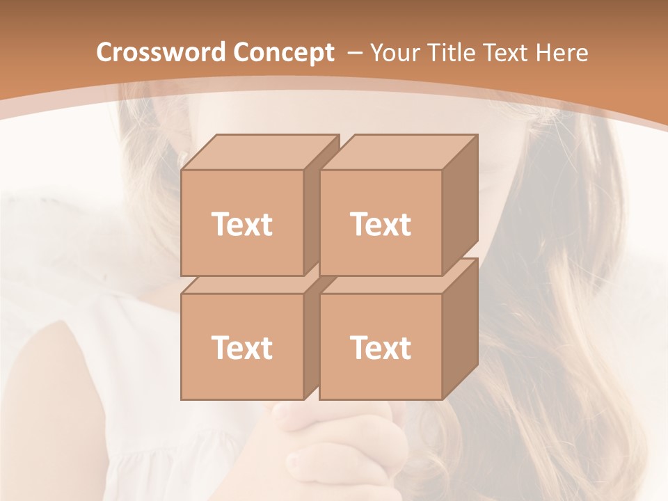 Hair Person Cute PowerPoint Template