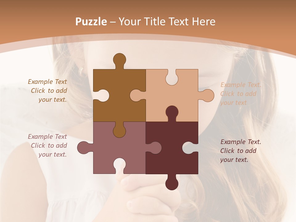 Hair Person Cute PowerPoint Template