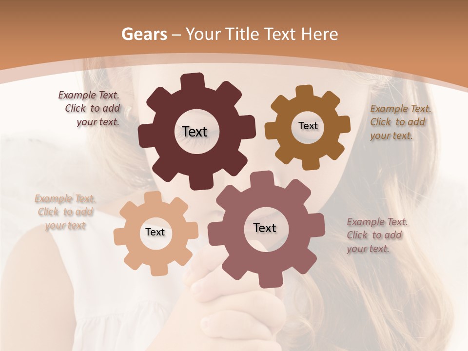 Hair Person Cute PowerPoint Template