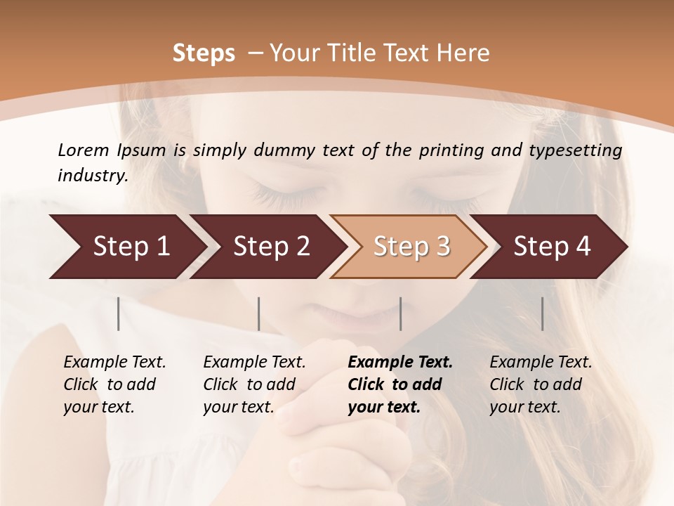 Hair Person Cute PowerPoint Template