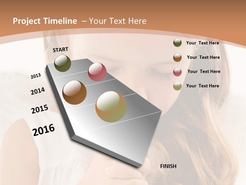 Hair Person Cute PowerPoint Template
