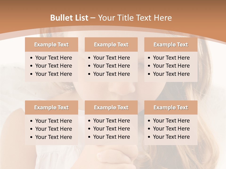 Hair Person Cute PowerPoint Template