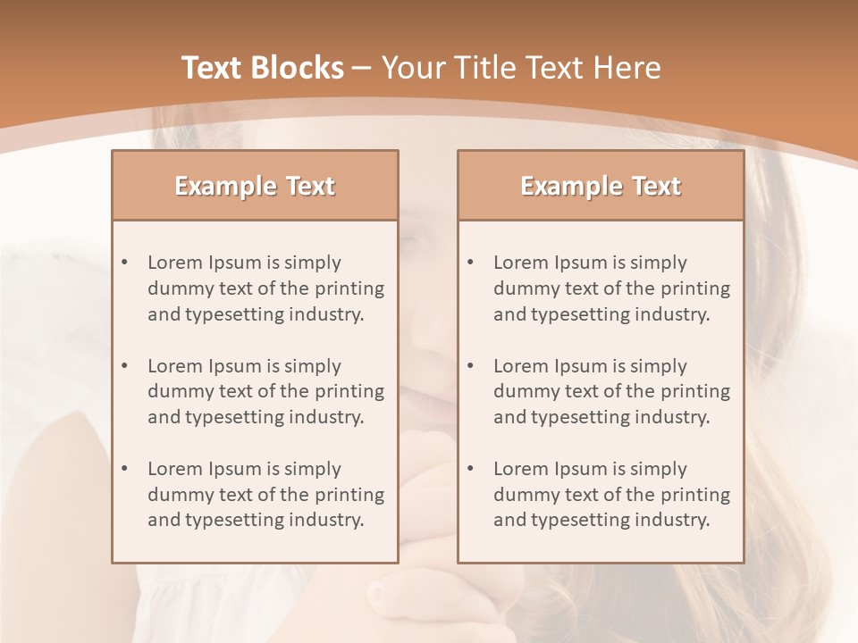 Hair Person Cute PowerPoint Template