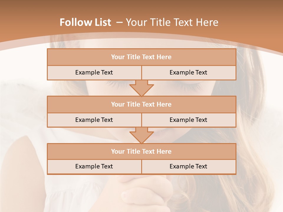 Hair Person Cute PowerPoint Template