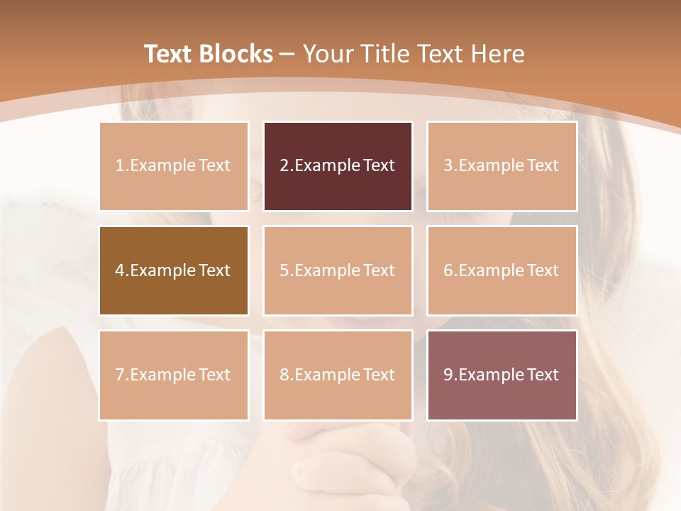 Hair Person Cute PowerPoint Template