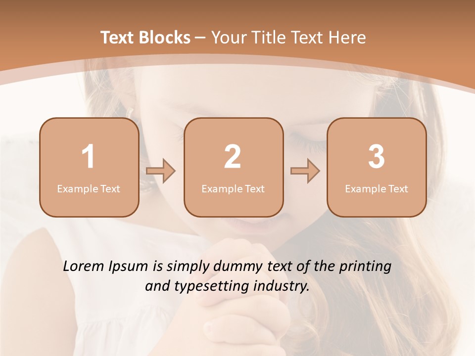 Hair Person Cute PowerPoint Template