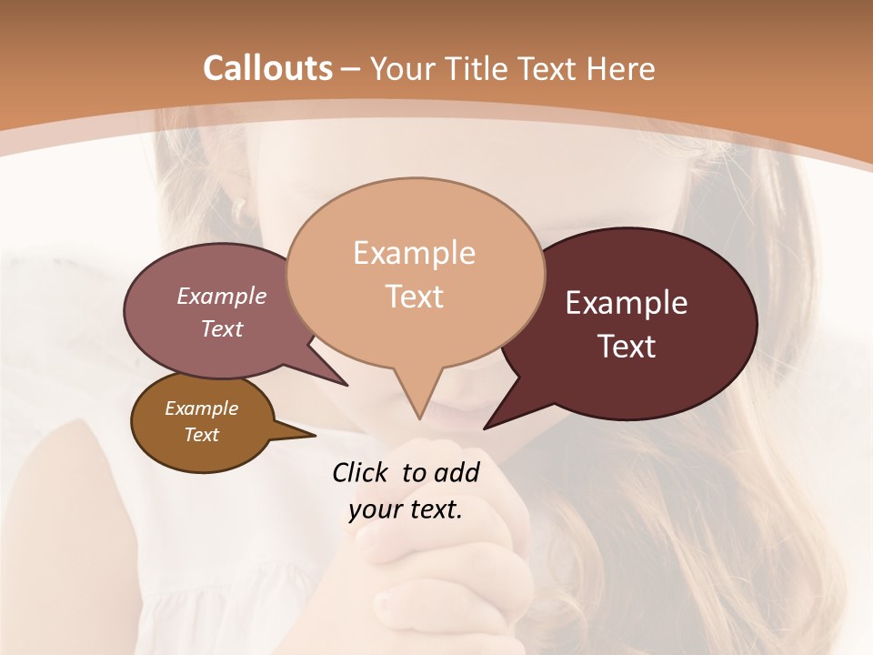 Hair Person Cute PowerPoint Template