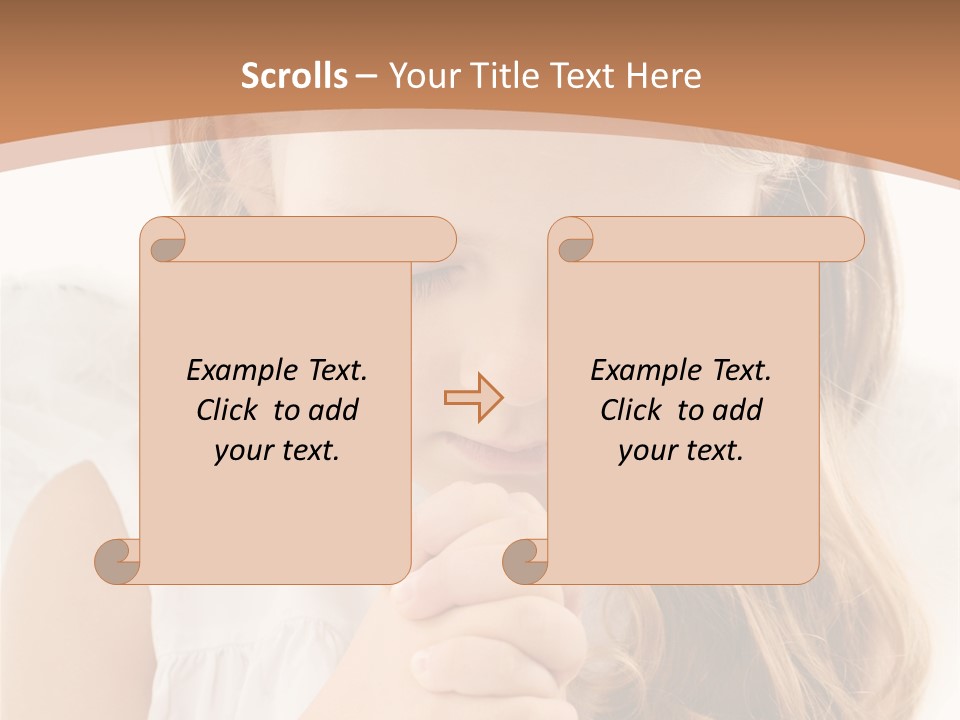 Hair Person Cute PowerPoint Template