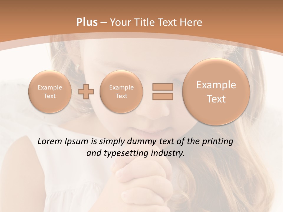 Hair Person Cute PowerPoint Template