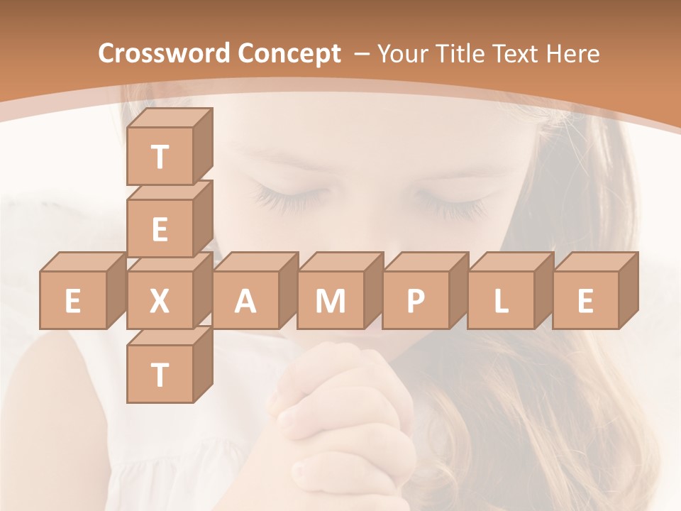 Hair Person Cute PowerPoint Template