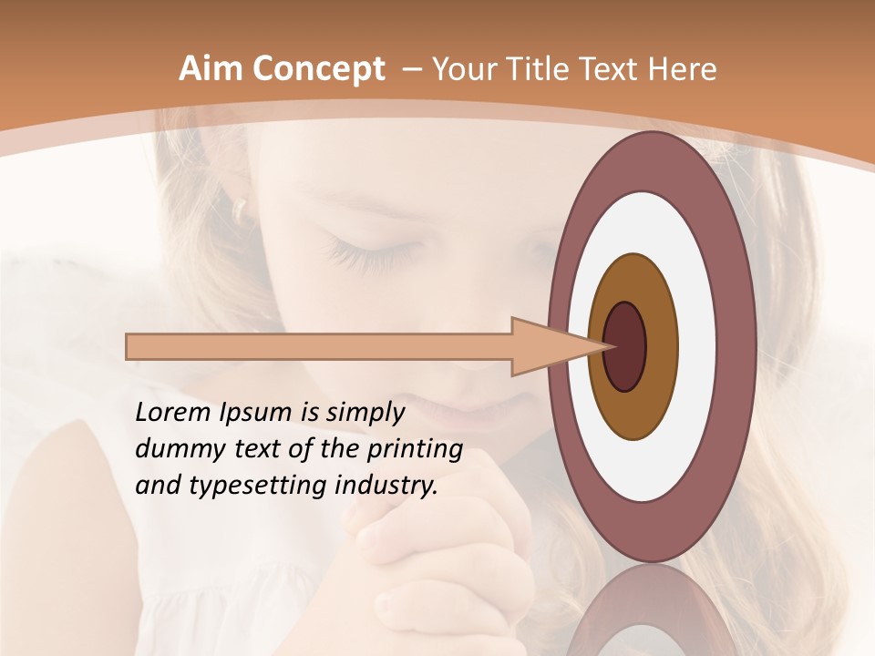 Hair Person Cute PowerPoint Template