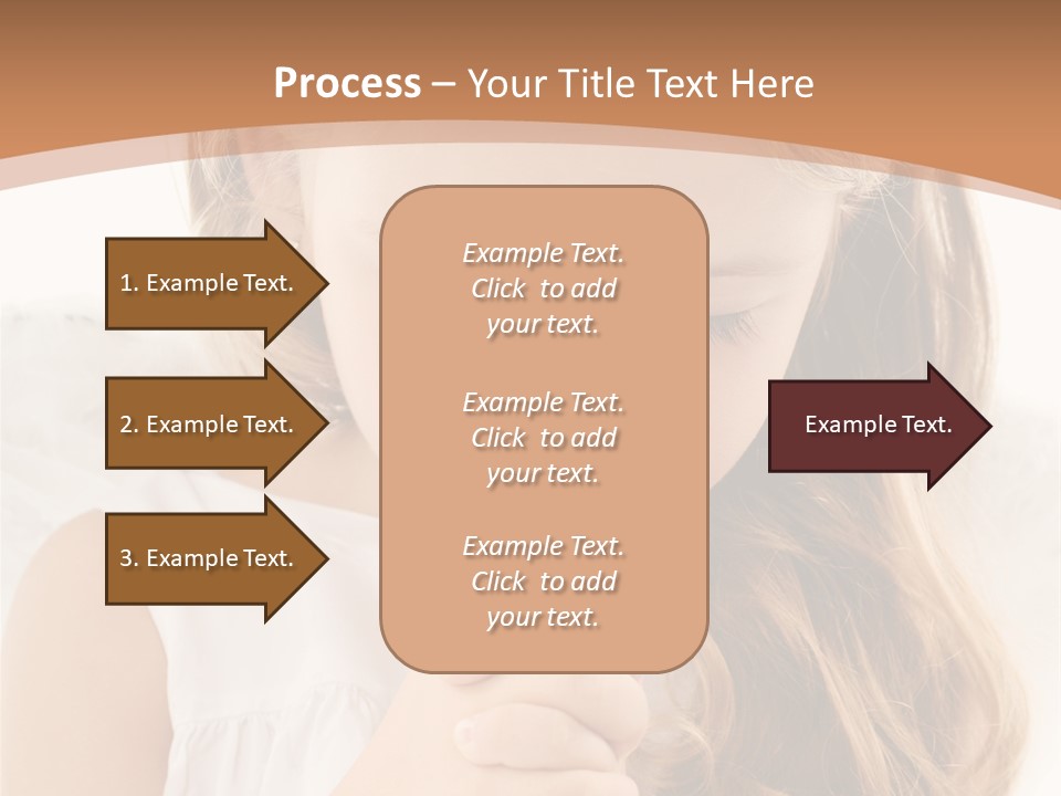 Hair Person Cute PowerPoint Template