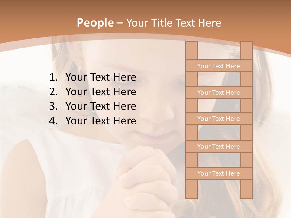 Hair Person Cute PowerPoint Template