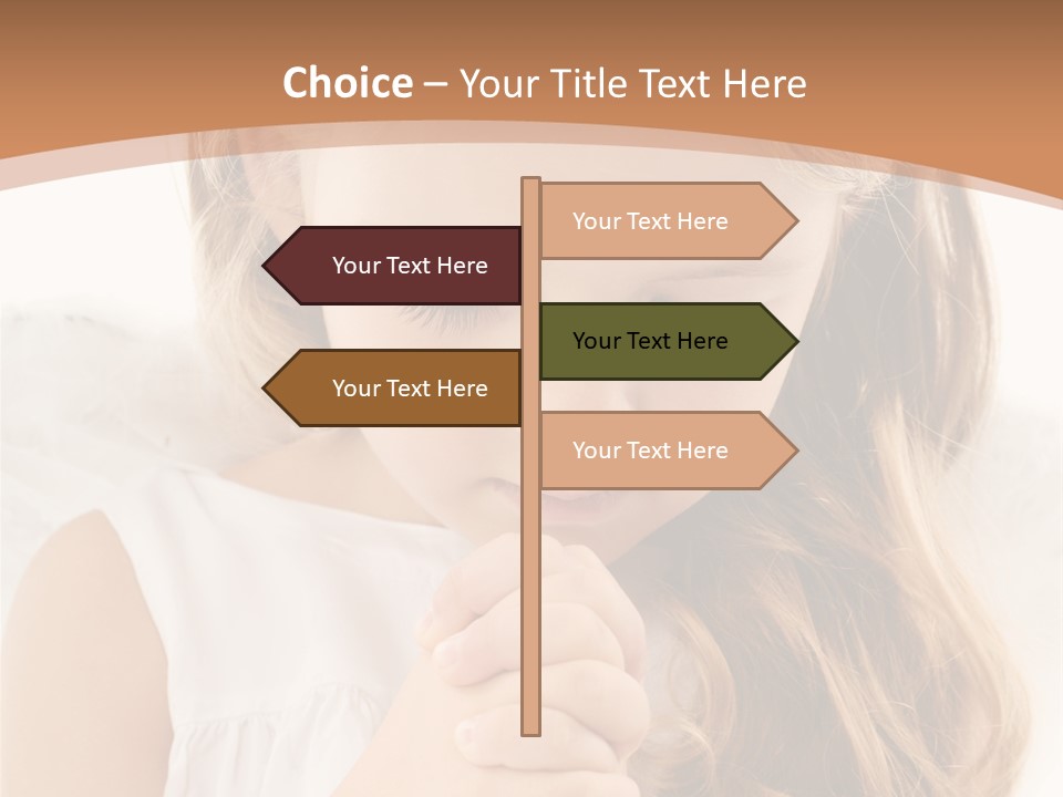 Hair Person Cute PowerPoint Template